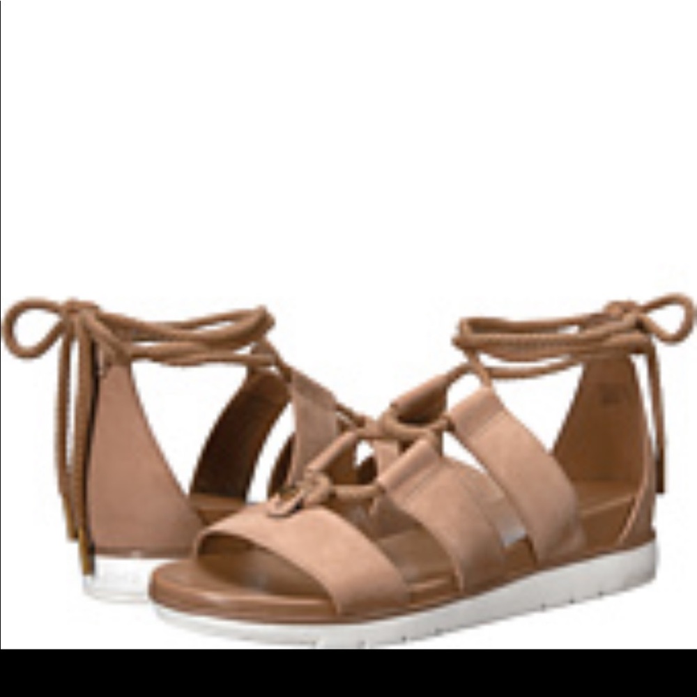 Michael Kors McKenna Ghillie Wedge sandals New!